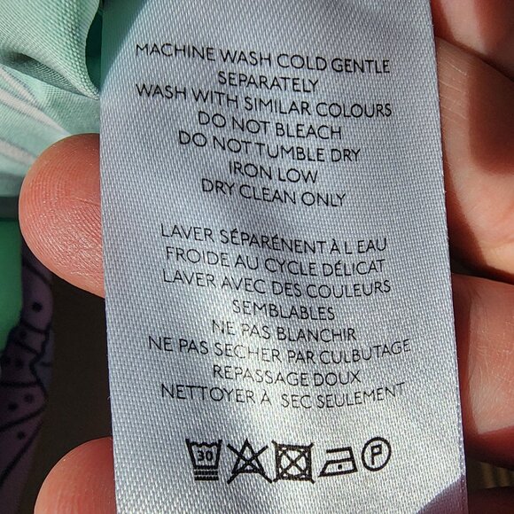 NWT Anthropologie "OOPSCOOL" Off-The-Shoulder Printed Dress Size Large - Picture 15 of 16